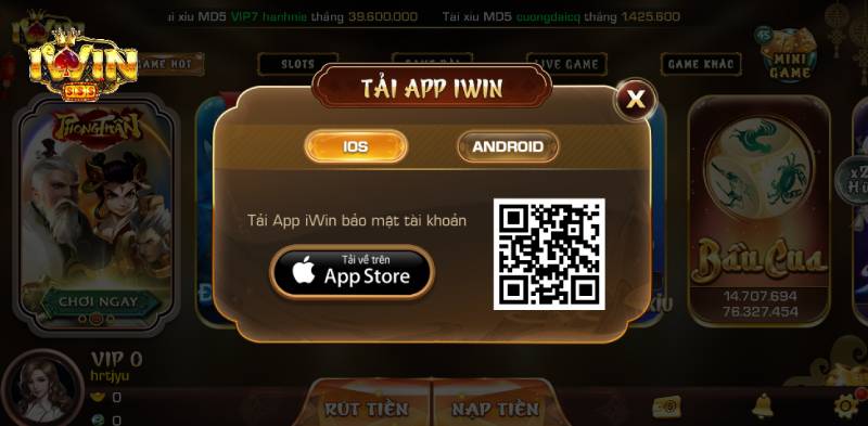  Tải IWIN cho iOS