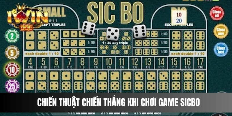 Chiến thuật chiến thắng khi chơi game Sicbo